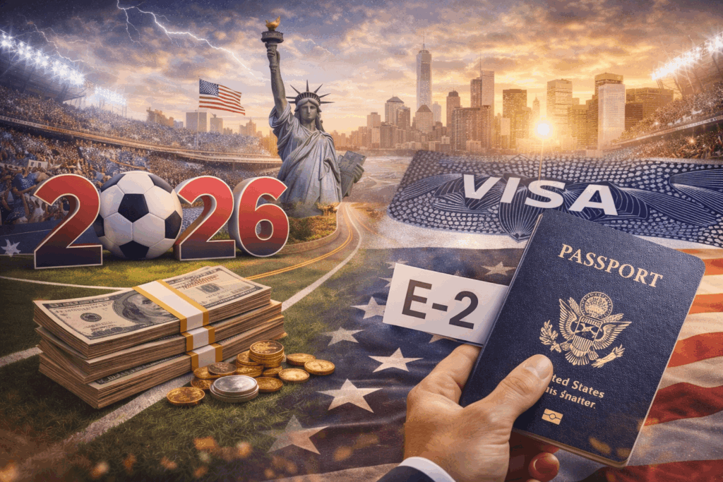 Mundial 2026 y una Visa E-2