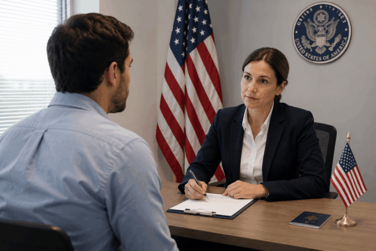 Entrevista para la visa E-2: las preguntas reales del consulado y cómo responderlas en 2026